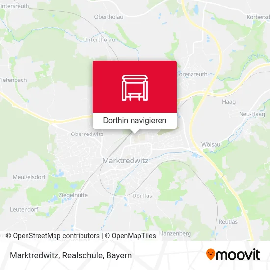 Marktredwitz, Realschule Karte
