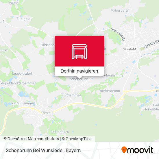 Schönbrunn Bei Wunsiedel Karte