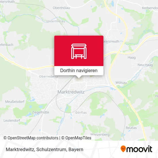 Marktredwitz, Schulzentrum Karte