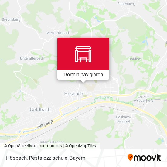 Hösbach, Pestalozzischule Karte