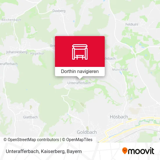 Unterafferbach, Kaiserberg Karte