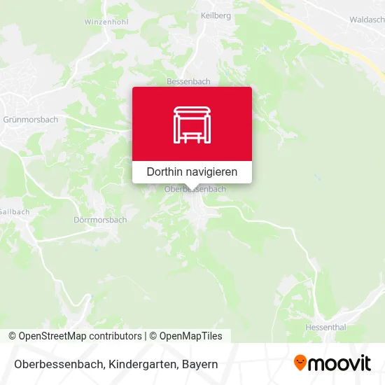 Oberbessenbach, Kindergarten Karte