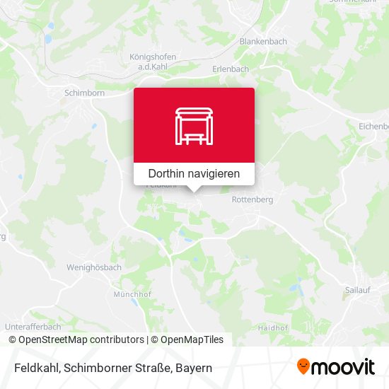 Feldkahl, Schimborner Straße Karte
