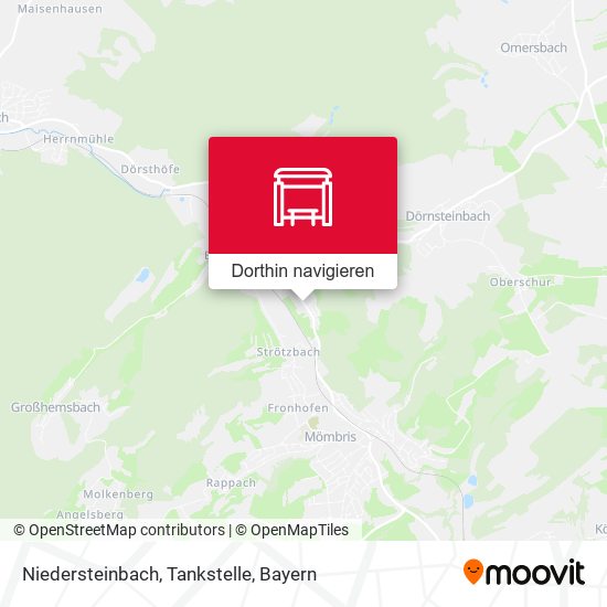 Niedersteinbach, Tankstelle Karte