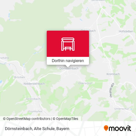 Dörnsteinbach, Alte Schule Karte