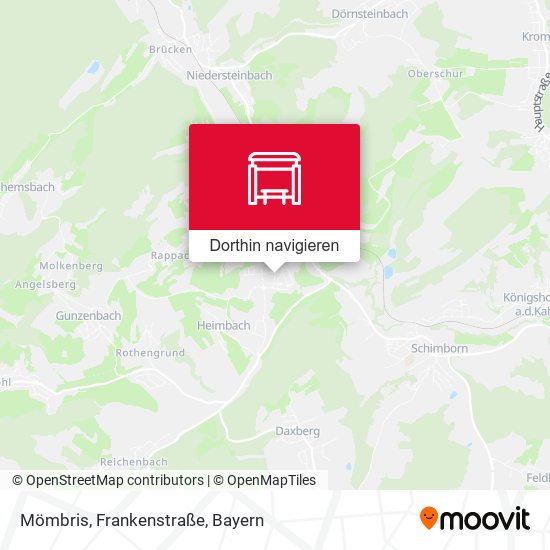 Mömbris, Frankenstraße Karte