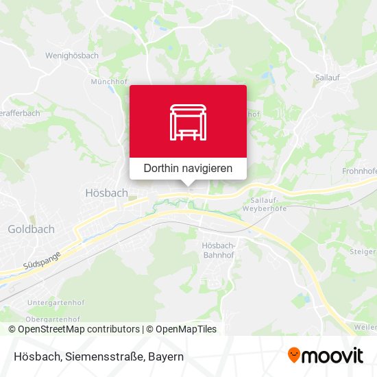 Hösbach, Siemensstraße Karte