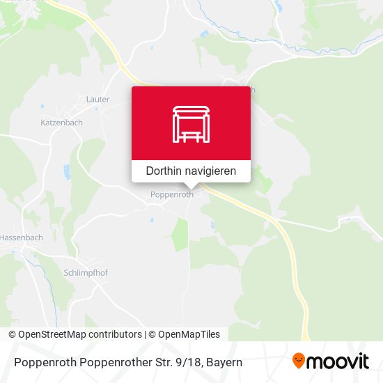 Poppenroth Poppenrother Str. 9 / 18 Karte