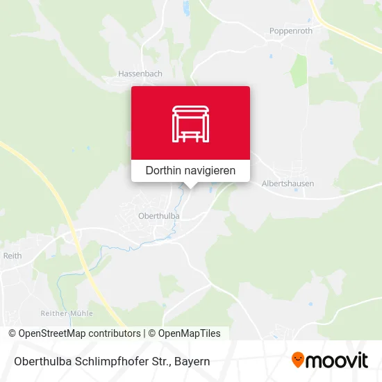 Oberthulba Schlimpfhofer Str. Karte