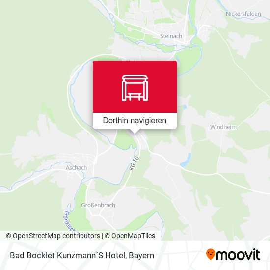 Bad Bocklet Kunzmann´S Hotel Karte