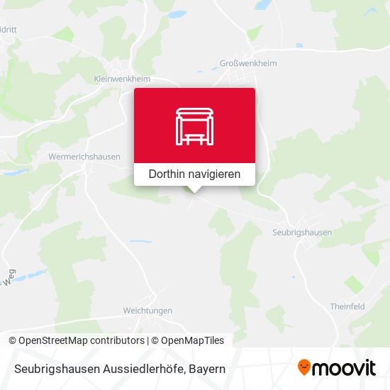 Seubrigshausen Aussiedlerhöfe Karte