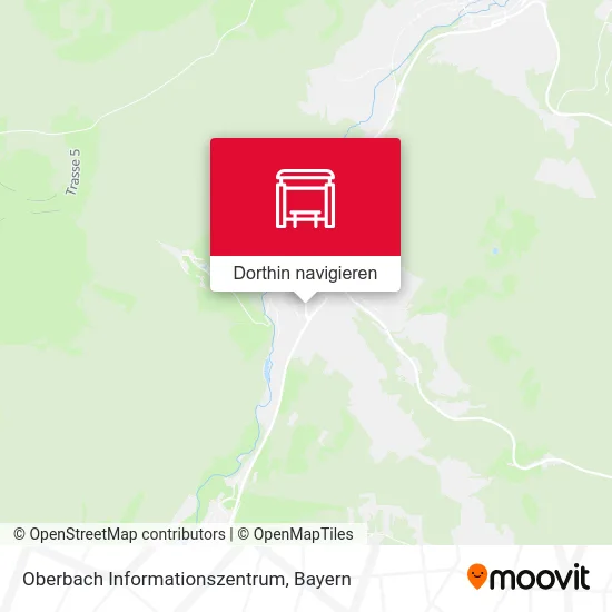 Oberbach Informationszentrum Karte