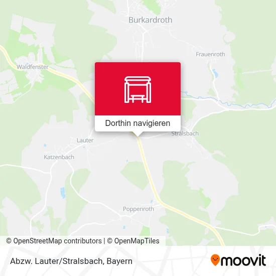 Abzw. Lauter/Stralsbach Karte