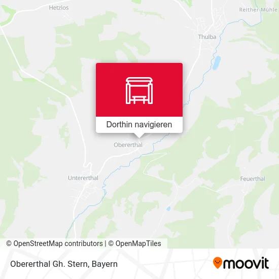 Obererthal Gh. Stern Karte