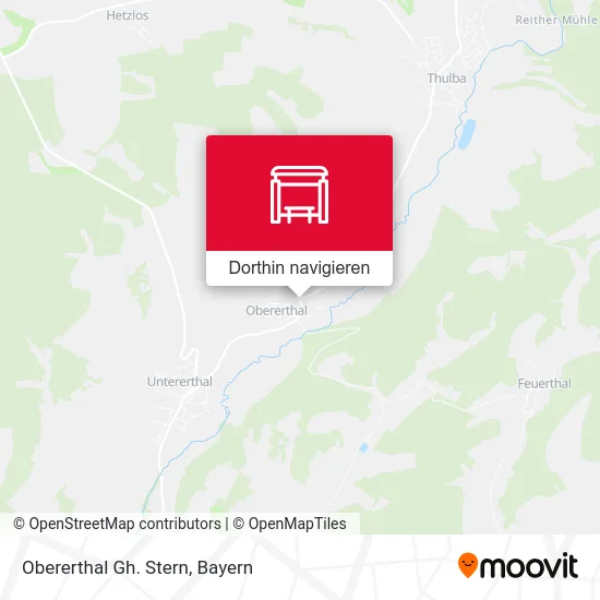 Obererthal Gh. Stern Karte
