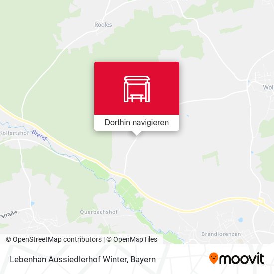 Lebenhan Aussiedlerhof Winter Karte