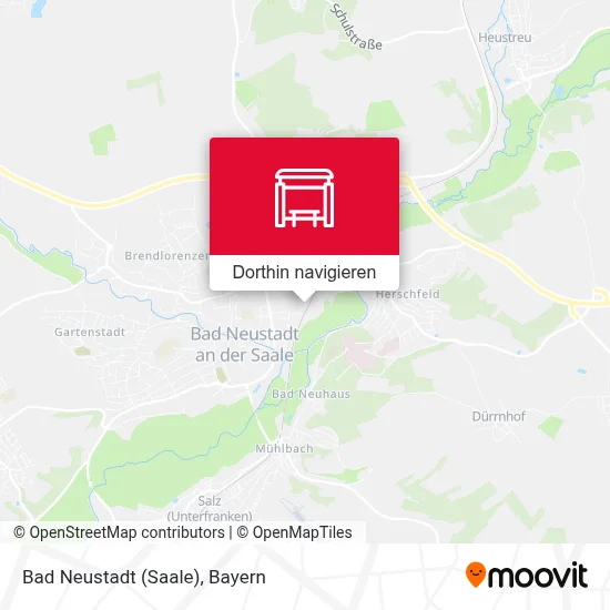 Bad Neustadt (Saale) Karte