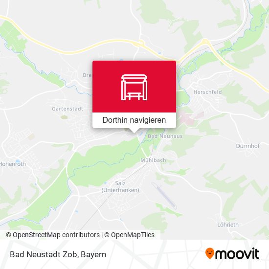 Bad Neustadt Zob Karte