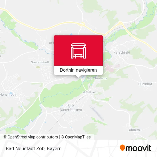 Bad Neustadt Zob Karte