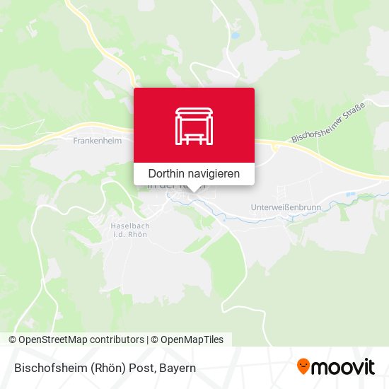Bischofsheim (Rhön) Post Karte