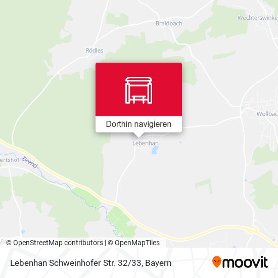 Lebenhan Schweinhofer Str. 32 / 33 Karte