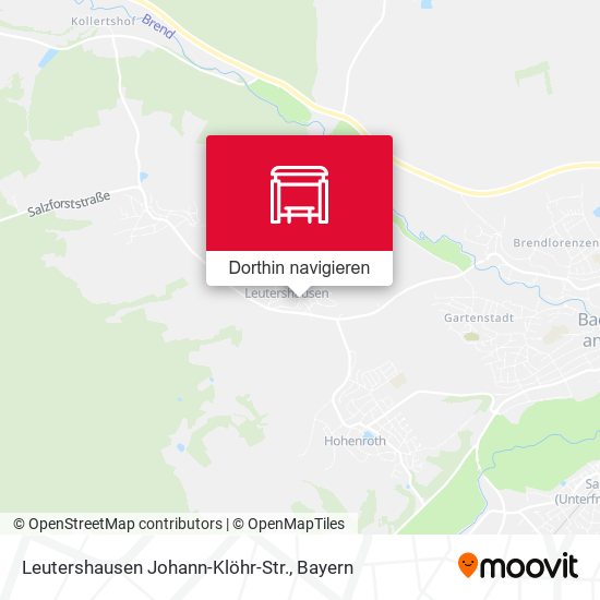 Leutershausen Johann-Klöhr-Str. Karte