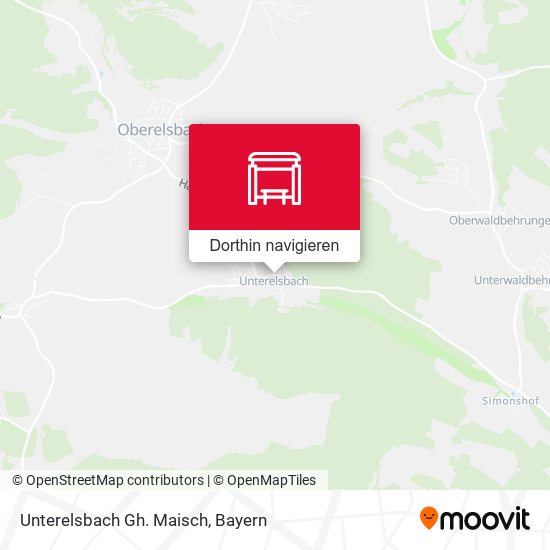 Unterelsbach Gh. Maisch Karte