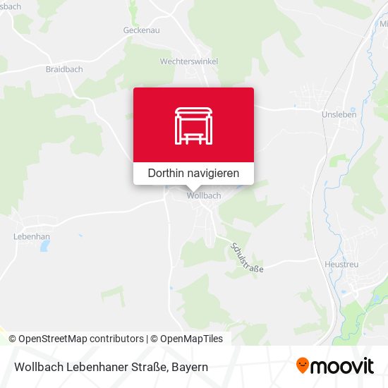Wollbach Lebenhaner Straße Karte