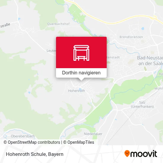 Hohenroth Schule Karte