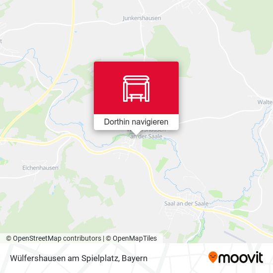 Wülfershausen am Spielplatz Karte