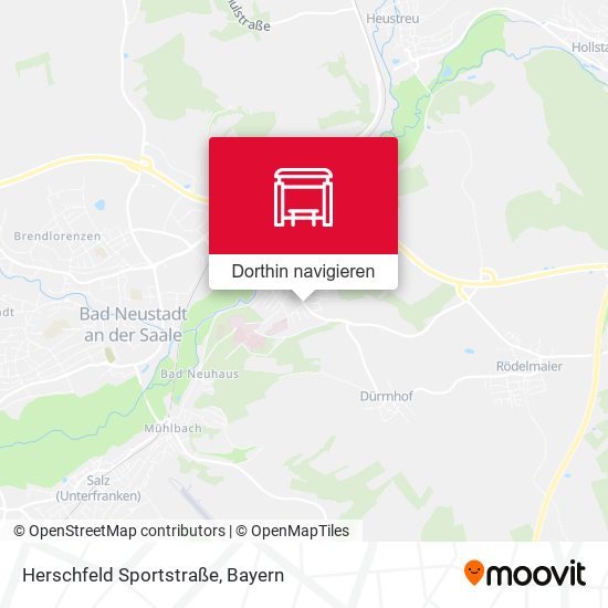 Herschfeld Sportstraße Karte