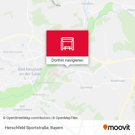 Herschfeld Sportstraße Karte