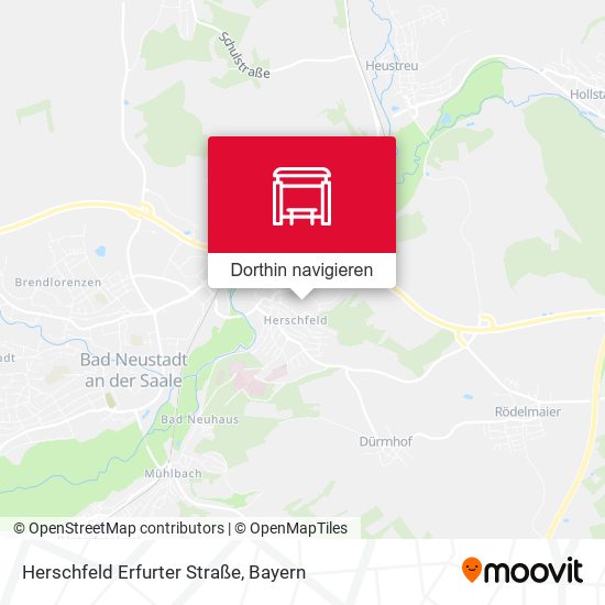 Herschfeld Erfurter Straße Karte
