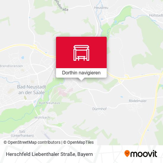 Herschfeld Liebenthaler Straße Karte