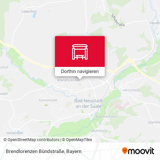 Brendlorenzen Bündstraße Karte