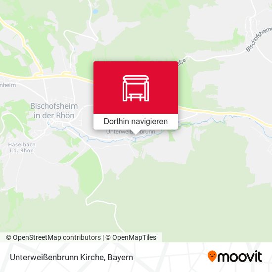 Unterweißenbrunn Kirche Karte
