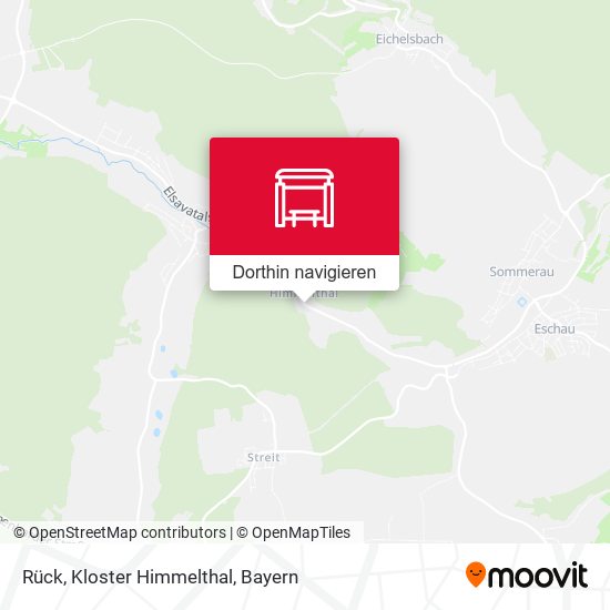 Rück, Kloster Himmelthal Karte