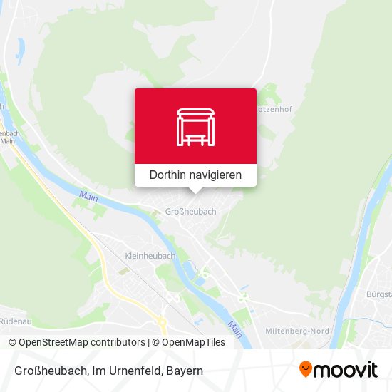 Großheubach, Im Urnenfeld Karte