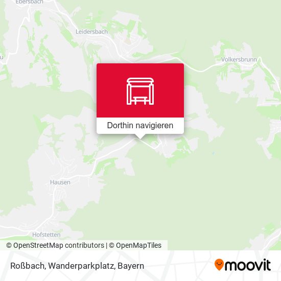 Roßbach, Wanderparkplatz Karte