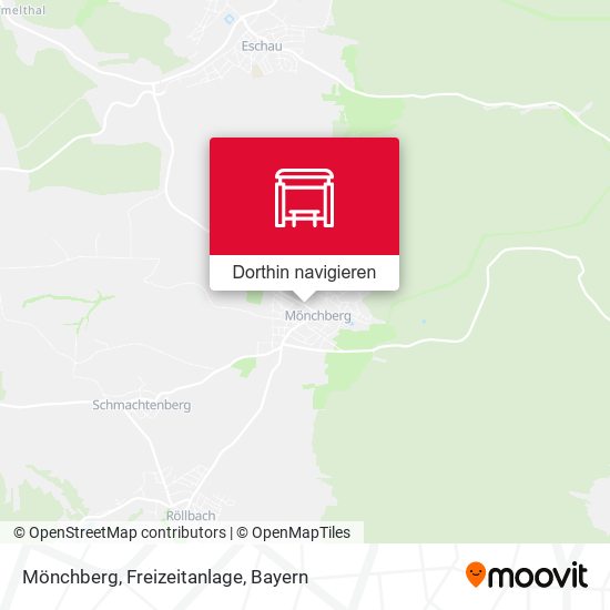 Mönchberg, Freizeitanlage Karte