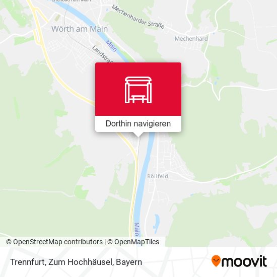 Trennfurt, Zum Hochhäusel Karte