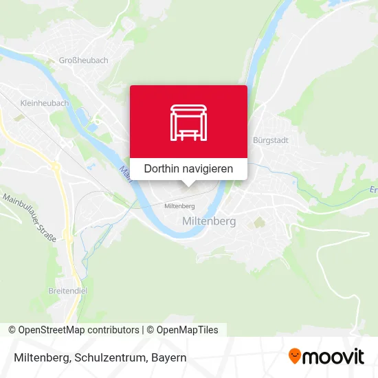 Miltenberg, Schulzentrum Karte
