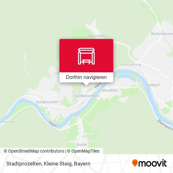 Stadtprozelten, Kleine Steig Karte
