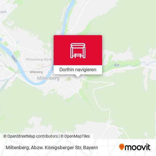 Miltenberg, Abzw. Königsberger Str Karte