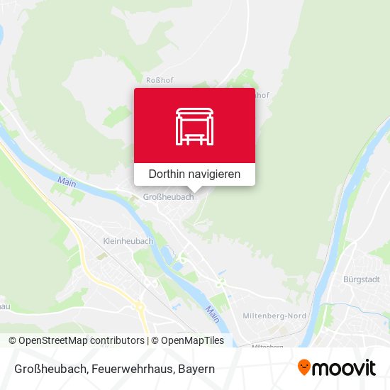 Großheubach, Feuerwehrhaus Karte