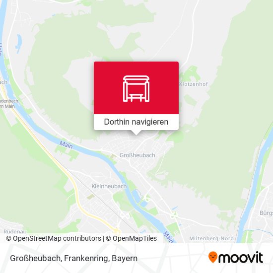 Großheubach, Frankenring Karte