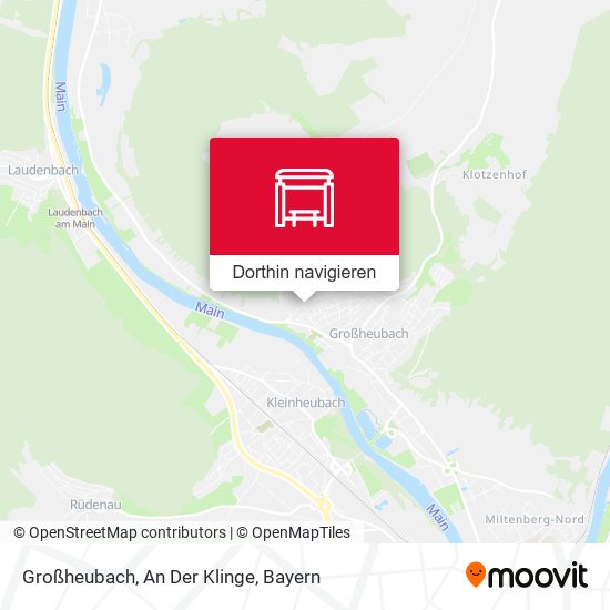 Großheubach, An Der Klinge Karte