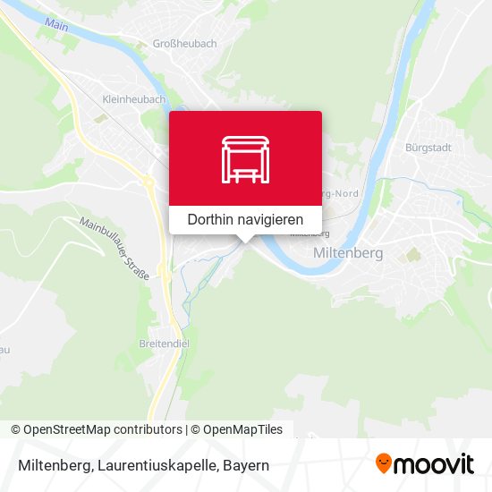 Miltenberg, Laurentiuskapelle Karte