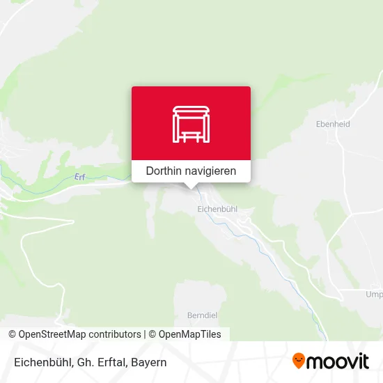 Eichenbühl, Gh. Erftal Karte