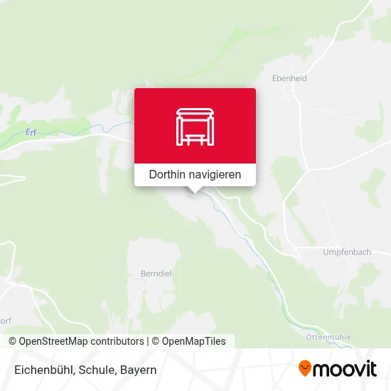 Eichenbühl, Schule Karte